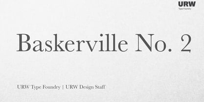 Baskerville No. 2 Font Poster 6